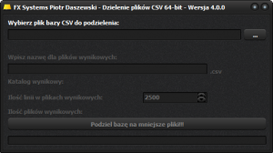 CSV_Dzielenie_Baz_Danych