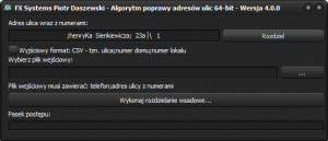 CSV_Rozdzielanie_Nazw_Ulic_od_Numerow