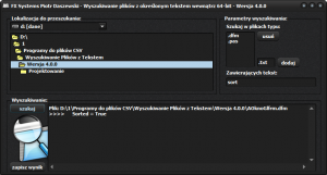 CSV_Wyszukiwanie_Plikow_z_Tekstami